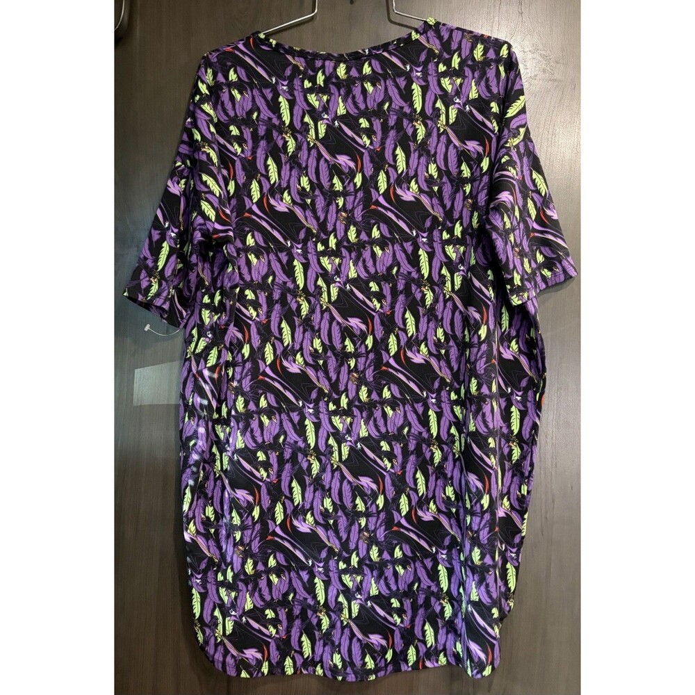 LuLaRoe Irma XS Disney Sleeping Beauty Maleficent Tunic Shirt